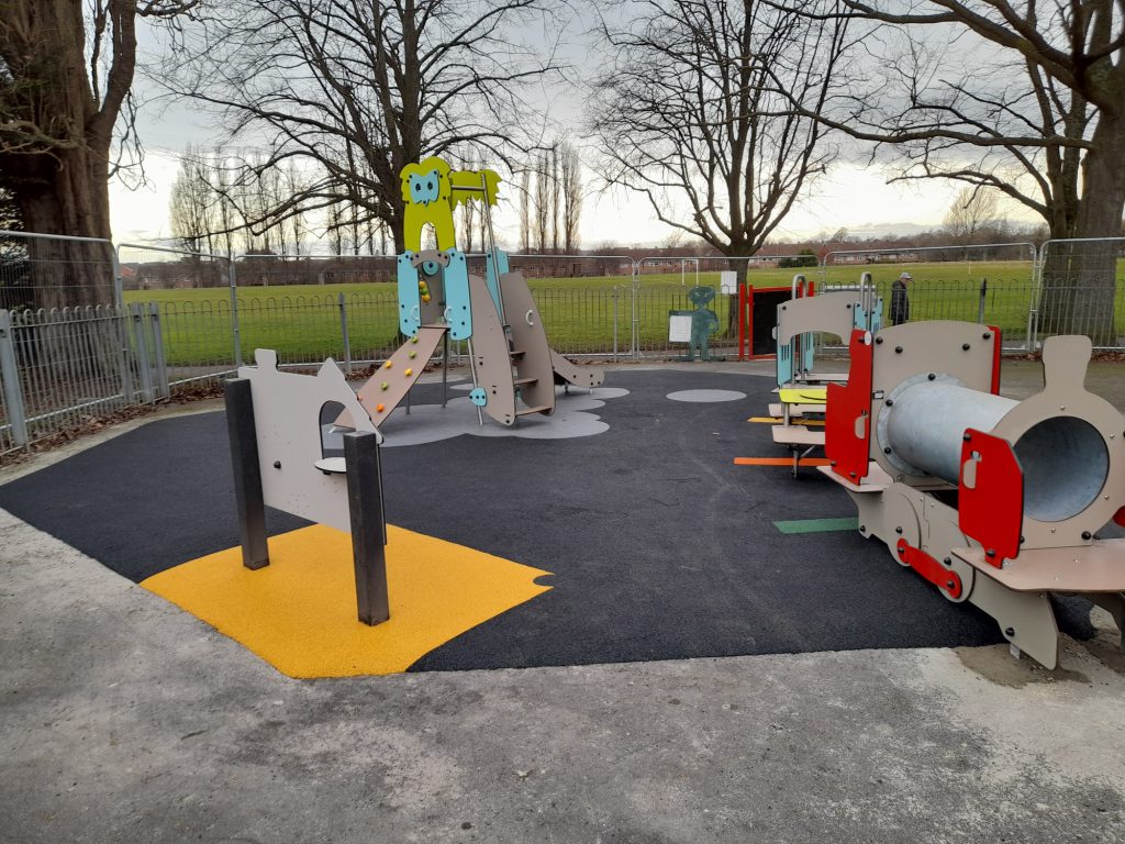 Train Design In Wet Pour By RTC Safety Surfacing