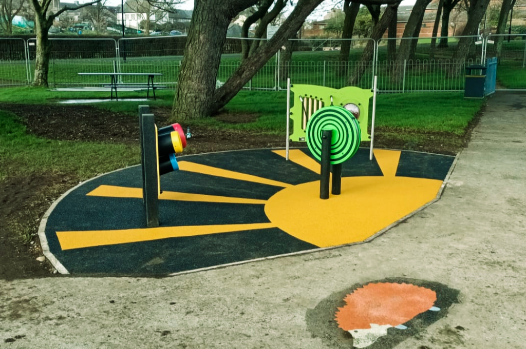 Vulcans Central Park, Playground, Wet Pour Safety Surfacing By RTC