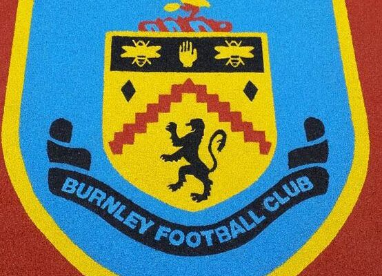 Burnley Football Club Logo in Wet Pour